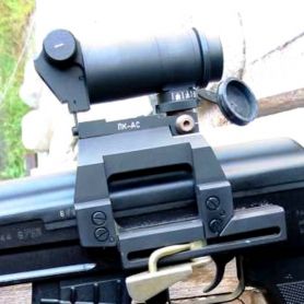 DUAL RED & BLACK DOT SCOPE PK-AS AK SAIGA VEPR SIDE RAIL MOUNT