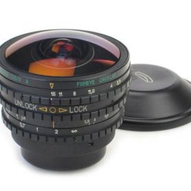 FISHEYE PELENG LENS 8mm F 3.5 PENTAX M42 THREAD MOUNT